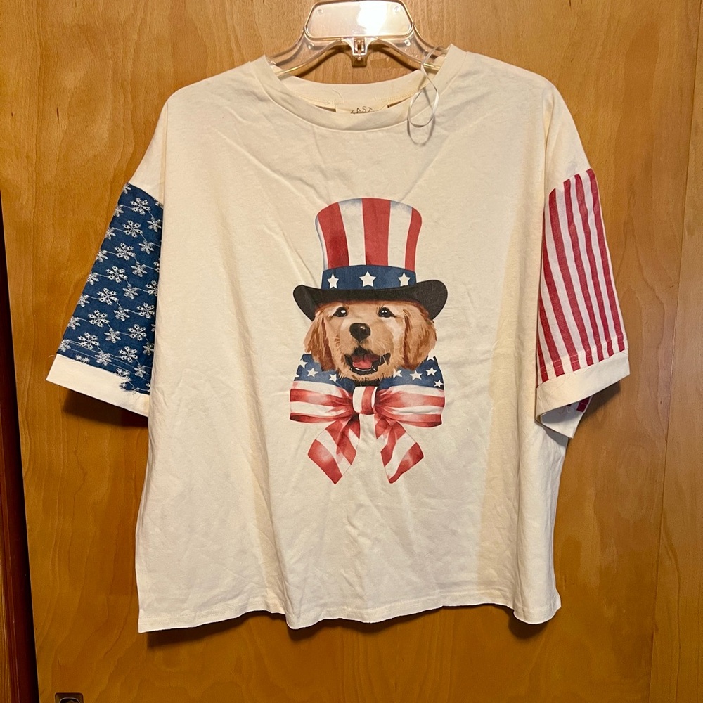 NWT Fantastic Fawn doggy tee S